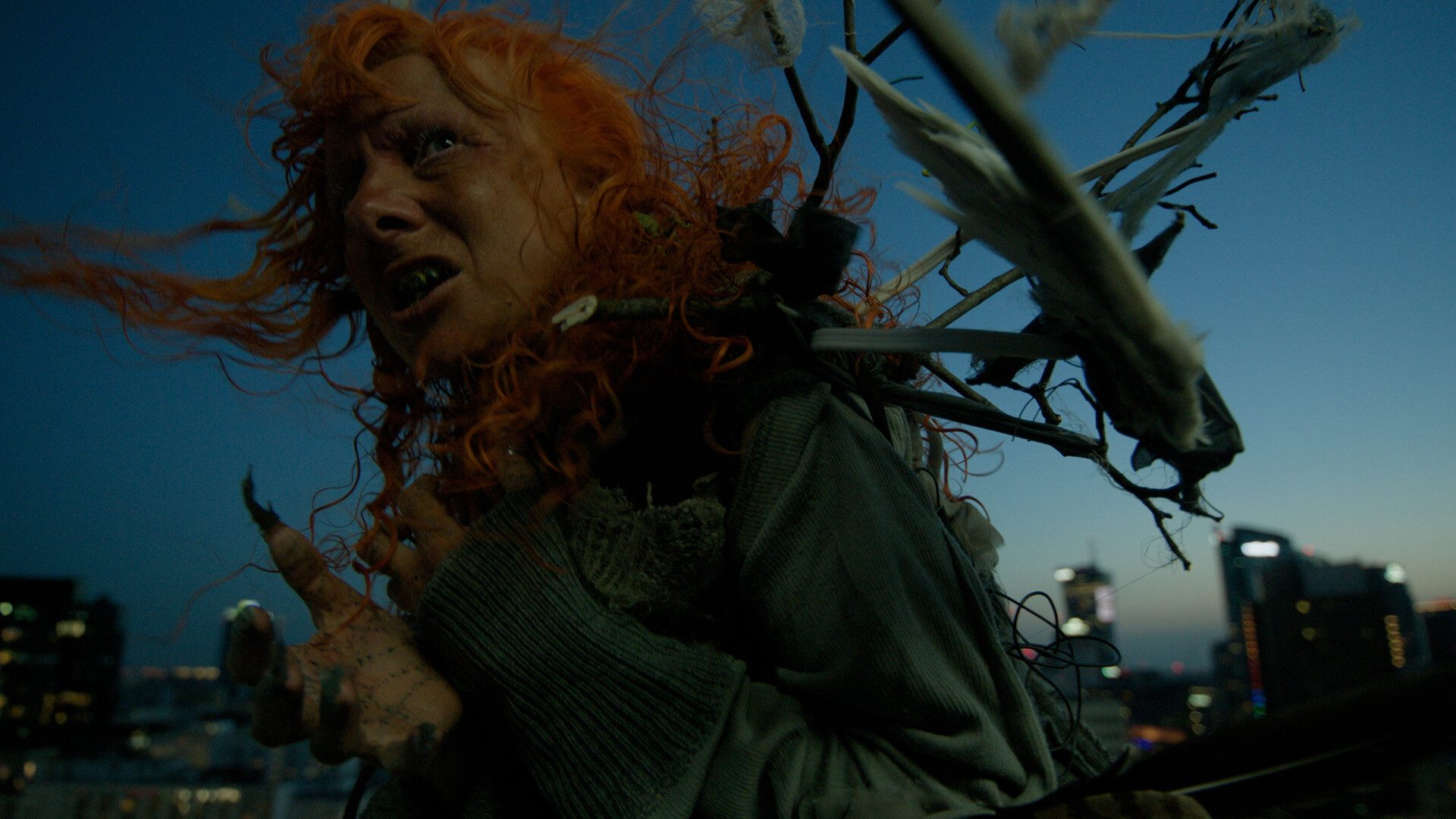 Still from "Rite, Raid, Ride" by Oksana Pawełko & Weronika Wysocka, screened at Haunted Clouds, Haunted Lands
